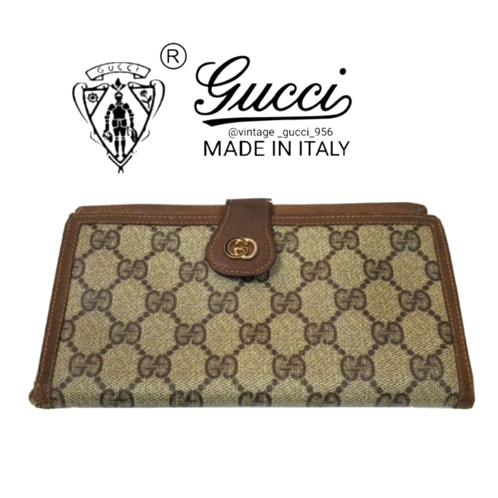 Vintage Gucci trifold wallet